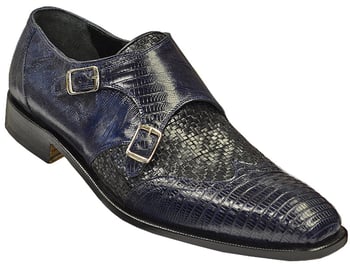 Mauri 4498 Wonder Blue Genuine Lizard Shoes