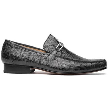 Marco Di Milano "Fabro" Grey Genuine Alligator Leather Loafer