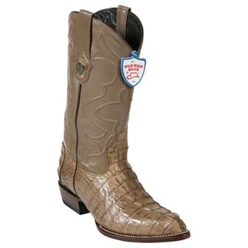 Wild West Mink Genuine Caiman Tail J Toe Cowboy Boots 2990165