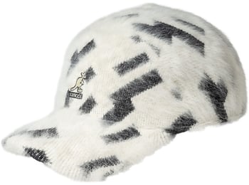 Kangol Ivory / Black Matrix Furgora Genuine Rabbit Fur Baseball Cap K3573