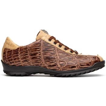 Marco Di Milano "Saulo" Orix Genuine Crocodile And Ostrich Quill Fashion Sneaker