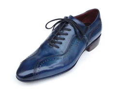 Paul Parkman PP-Blue Genuine Italian Calfskin Casual Shoes