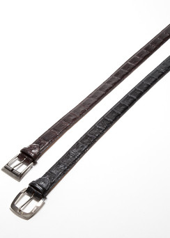 Mauri "100/35" Genuine Baby Crocodile Belt