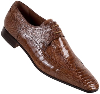 Mauri  "4100" Cork Genuine Ostrich Leg Shoes