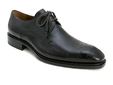 Mezlan Soprano Custom Dress Shoes Derby Oxford Mezlan Wingtip Shoes Black Mens Derby Oxford Tasso main image 2