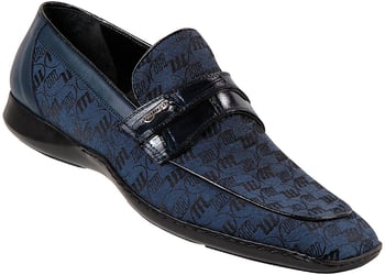 Mauri  "Decorative" 9211 Wonder Blue Double Fabric Shoes