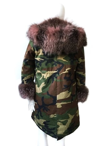 G-Gator Ladies Camouflage Genuine Cotton / Parka / Fox Jacket 8030.