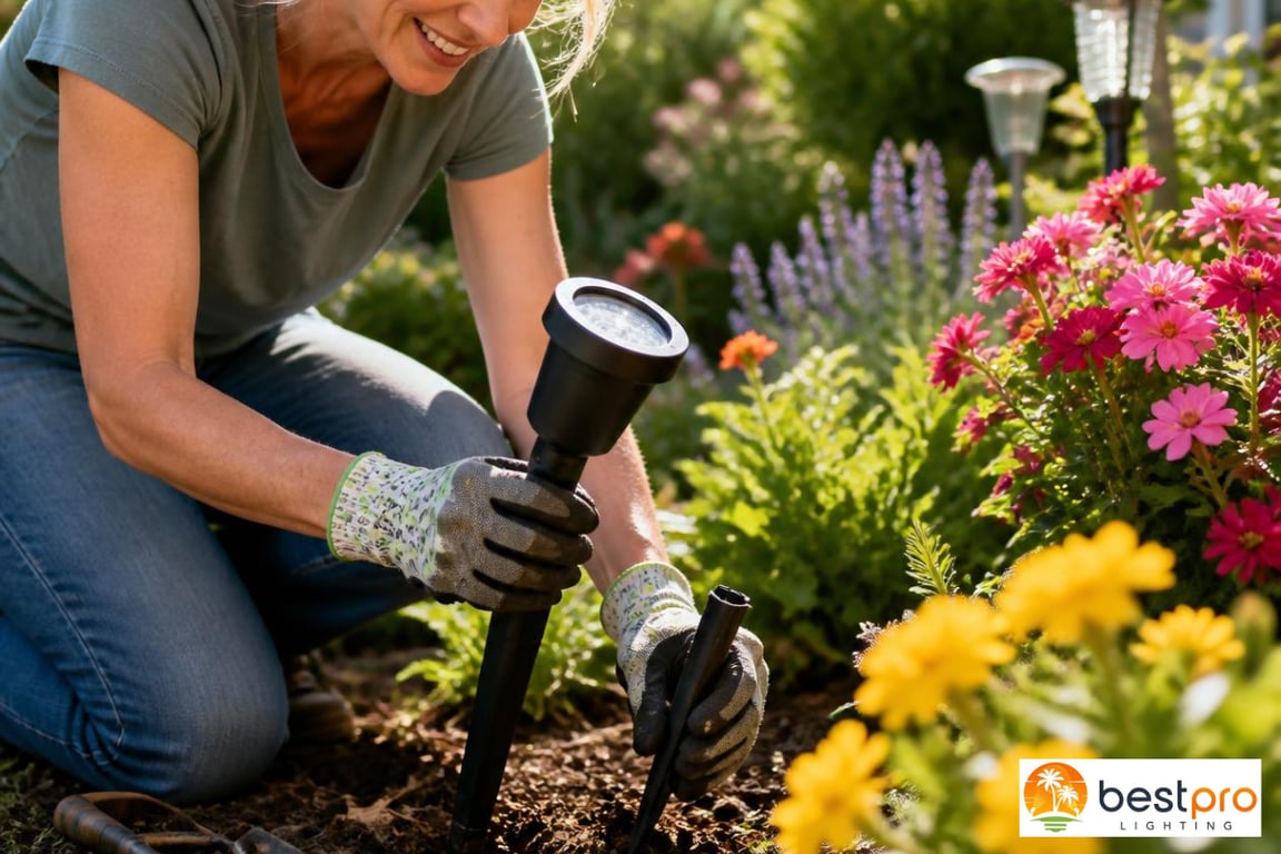 How to Replace a Broken Ground Spike on a Landscape Light