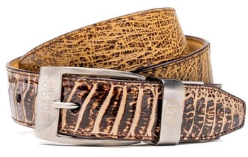 Marco Di Milano Alessio Belt Orix Genuine Ostrich Exotic Belt