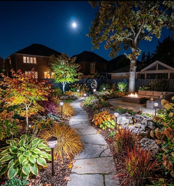 How to Use Color LED Bulbs in Landscape Lighting