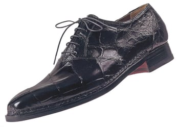 Mauri "Czar" 1171 Black Genuine All-Over Alligator Shoes