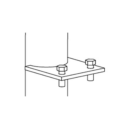 Andrew Amphenol Standard Pipe Mount Hardware Kit with 4 Bolts | Radio Gagas