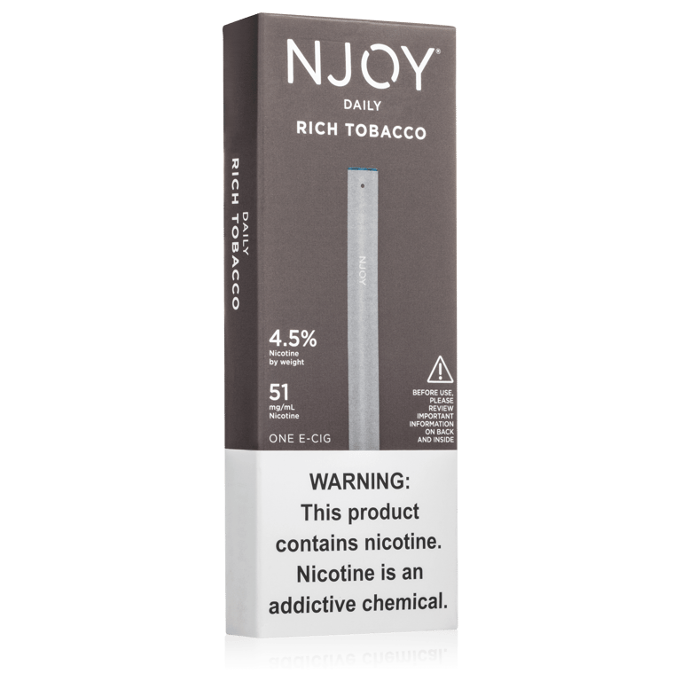 NJOY Daily Rich Tobacco Disposable Vape 4.5%