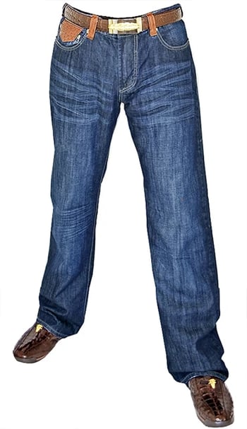 G-Gator Genuine Ostrich Jeans P42