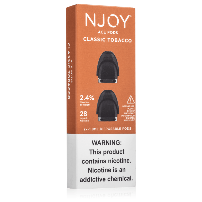 NJOY Ace Classic Tobacco Pods 2.4% - 2 Pack