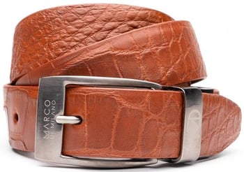 Marco Di Milano Cognac Genuine Alligator Belt.