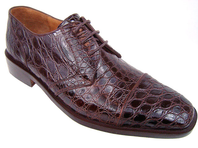 Distefano Genuine Crocodile Dress Oxfords Men\'s Footwear Shoes Italy Size 10.5 DiStefano Genuine Crocodile ? Men Dress Shoe main image 2