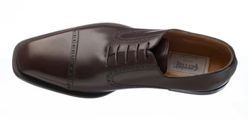 Ferrini Brown Genuine French Calfskin Dress Shoes F3922BN