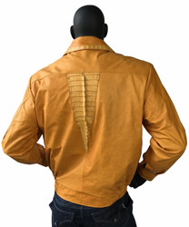 G-Gator Yellow Genuine Alligator / Lambskin Bomber Jacket 3415.