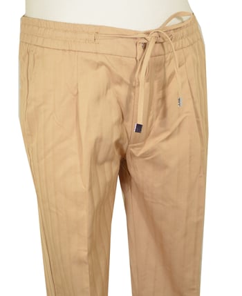 Cigar Khaki Egyptian Cotton Flat Front Modern Fit Chino Pants CPD-986