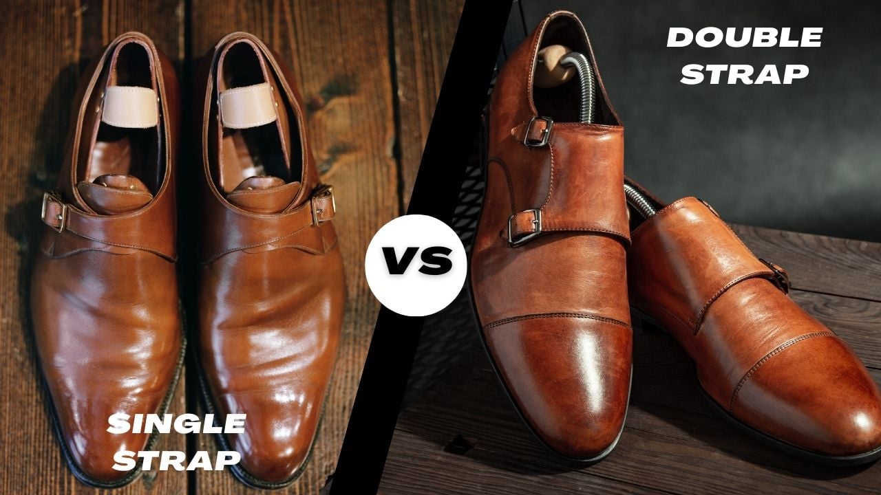 single vs double strap monk shoes