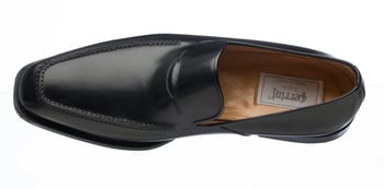 Ferrini Black Genuine French Calfskin Dress Shoes F3877BL