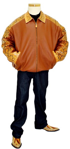 G-Gator Genuine Python Snake Skin Jacket 2203