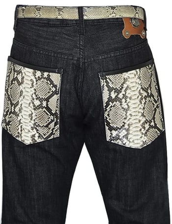 G-Gator Genuine Python Snake Skin Jeans P14