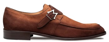 Mezlan Diesel Sport Genuine Suede Monk Strap Men's Dress Shoes 21745