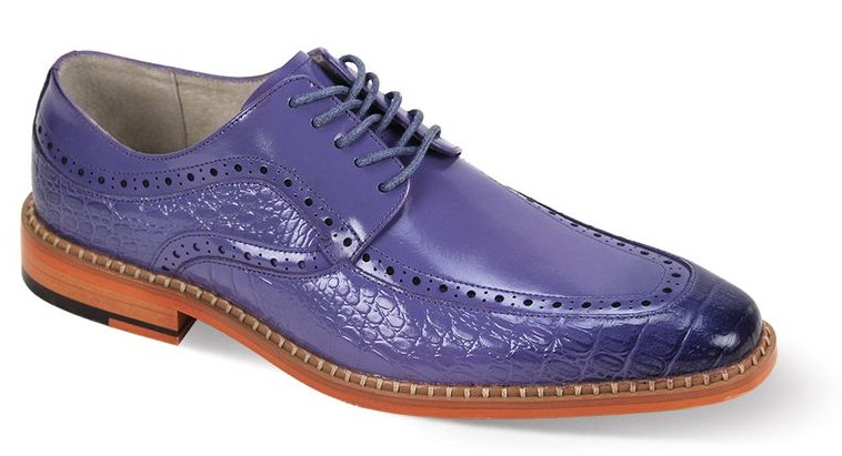 NEW GIOVANNI AMATO men’s genuine leather monk strap dress shoe in purple Amato Monk Leather Strap Shoes – D&K Suit City main image 2
