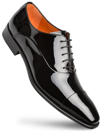 Mezlan Black Genuine Leather Formal Oxford E20264.