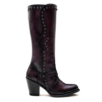 Los Altos Boots Burgundy Style Denali  Ladies High Top Boots 3618306