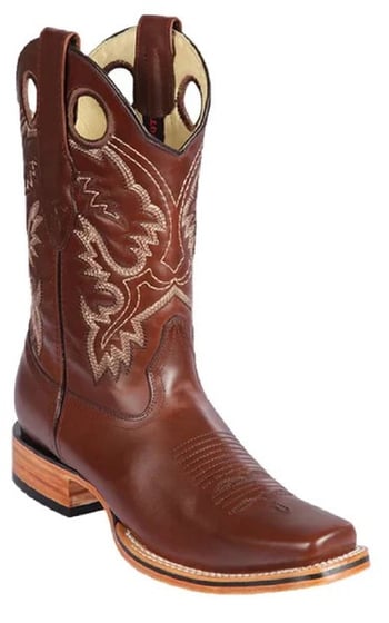 Los Altos Brown Grasso W/Leather Sole Rodeo  Boots 8123807