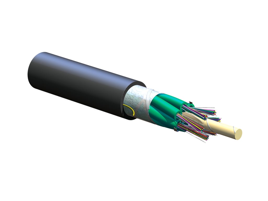 72-Fiber Gel-Free Plenum Cable