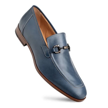 Mezlan 21505-1 Rios II Flex Jeans Calfskin Ornament Loafer