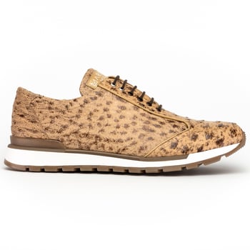 Marco Di Milano "Scanno" Orix Genuine Ostrich Quill Fashion Sneaker