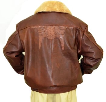 G-Gator Genuine Alligator / Stingray / Leather Jacket 2088