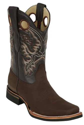 Los Altos Brown Grasso W/ Crazy Sole Rodeo  Boots 8136207