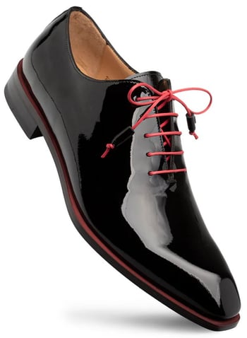 Mezlan "Dietro 2" Black Genuine Patent Leather Oxford 21188.