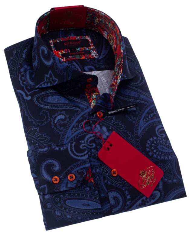 Men's Modern Fit Shirts & Tops | Patterned Dress Shirts for Men