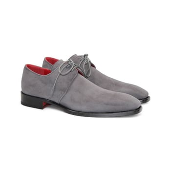 Emilio Franco Gabriele Grey Genuine Suede Derby Shoes