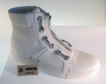 Mauri "Ibiza" 6120 White Genuine Nappa Leather Shoes