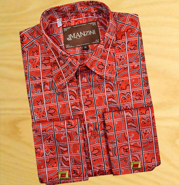 manzini dress shirts Insomnia Studded Collar Tuxedo Dress Shirt